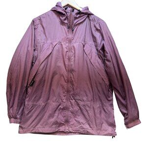 Cabela's Women Packable Windbreaker Jacket Small Hooded Outdoors Full Zip Casual